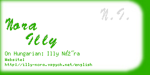 nora illy business card